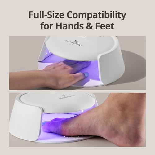 SUNUV UV LED Nail Lamp, UV LED Nail Polish Dryer Professional Gel Machine for Manicure and Pedicure with Sensor and 4 Timers SUN5Plus