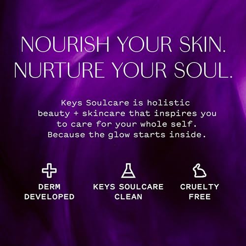 Keys Soulcare Nourishing Cleansing Balm + Makeup Remover, Soothing Cleanser Removes Impurities & Hydrates Skin with Shea Butter, Cruelty-Free, 2.82 Oz