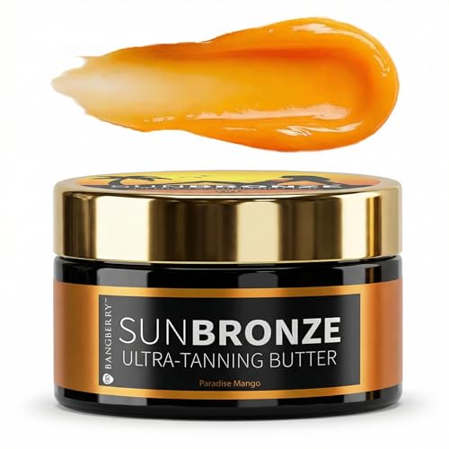 Original Sun Bronze Ultra Tanning Butter - Paradise Mango, Use in the sun outdoor or tanning bed Better than tanning oil Tan faster with premium natural ingredients Safe for Sensitive Skin