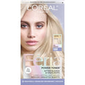 L¡¯Oreal Paris Feria Long-Lasting Anti Brass Power Hair Toner, Ammonia Free Demi Permanent Hair Color, Ice Blonde Hair Toner, 1 Application