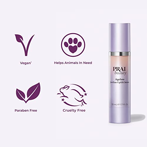 PRAI Beauty Ageless Jawline Uplift Serum - Anti-Aging & Firming - 1.7 Oz