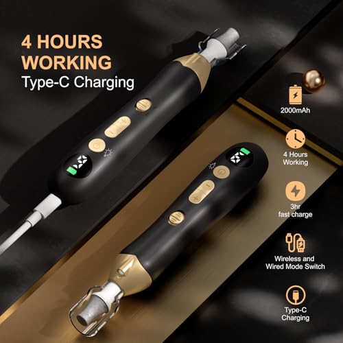 Electric Nail Drill (Gold)