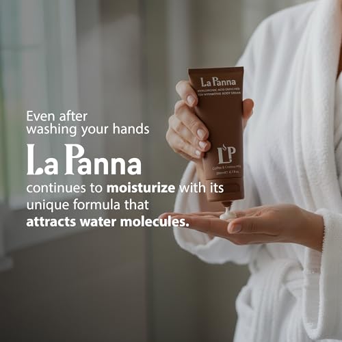 Coffee & Coconut Milk Hydrating Body Cream with Vitamin E ? Rich Moisturizer, Fast Absorbing, Non-Greasy Velvet Glow Lotion - Nourishing Vegan & Cruelty-Free Skin Care, 6.7 fl oz