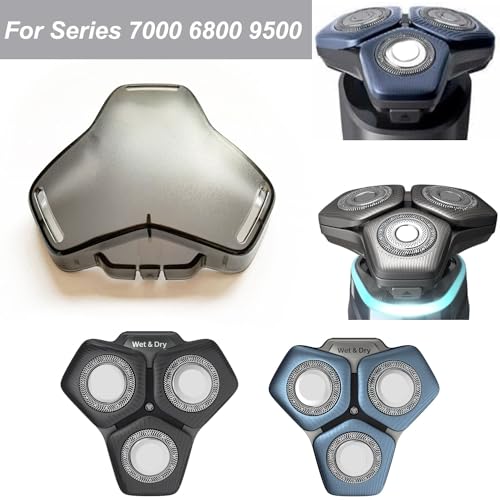 Shaver Head Cover Cap Cover for S5000 S7000 S9000 Series SH50 SH70 SH90, and Cleaning Brush 1Pack, Razor Cover Guard for Model S7782 S7783 7788 7786 7888 S5531 S5533 S5588 S8050 S993