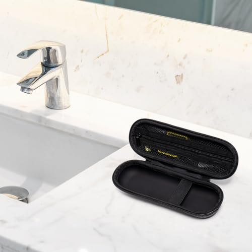 Nincha Compact Travel Trimmer Case for Philips Hybrid Electric Trimmer and Shaver, Face + Body Groomer QP2724/90, QP2834/70, QP1924/70, QP6531/70, QP4631/90, Hard Carrying Case, Black