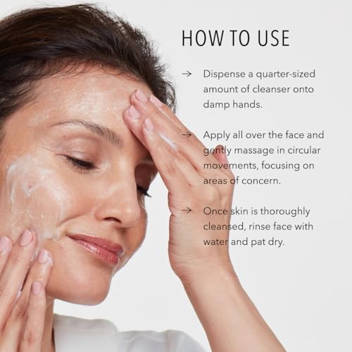 HydroPeptide Exfoliating Cleanser, Energizing Renewal. Gentle Exfoliation & Collagen Promoting Peptide Face Wash, 6.76 Ounce