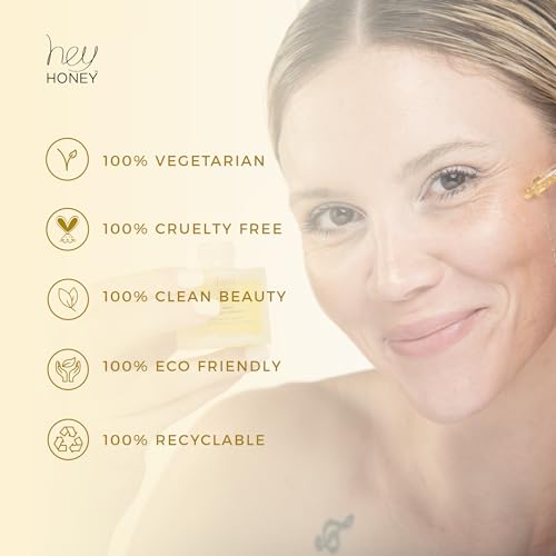 Hey Honey Vitamin C A E Serum Anti Aging Wrinkles Dark Spots Brightening Glow Clean Beauty 1 Oz