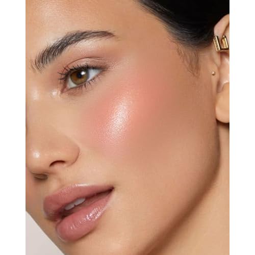 Ethereal Beauty - Mineral Veil Blush - Coral Desire - Semi Matt Finish, Ultra - Thin, Non - Powdery, Natural, Clean, Vegan 0.18 OZ.