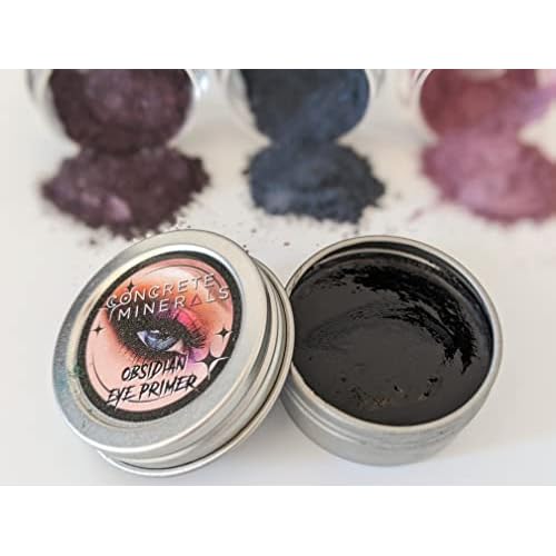 Concrete Minerals Variety Collection, Silky- Smooth and Highly Pigmented Cosmetics, 100% Vegan and Cruelty Free, Loose Mineral Eyeshadow Powder, Handmade in USA (Dark Arts)