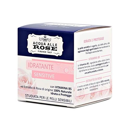 Roberts:"Acqua alle rose" Moisturizing Lenitive Face Cream 50ml 1.69fl.oz [ Italian Import ]