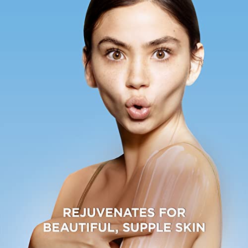 St. Ives Renewing Hand & Body Lotion for Women with Pump, Daily Moisturizer Collagen Elastin for Dry Skin, Made with 100% Natural Moisturizers, 21 fl oz, 4 Pack
