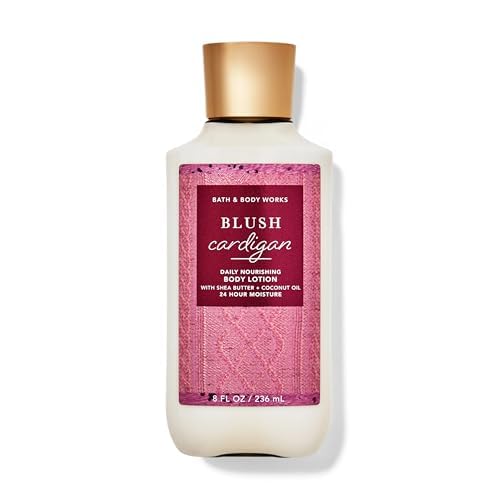 Bath and Body Works Super Smooth Body Lotion Sets Gift For Women 8 Oz (8 Fl Oz (Pack of 1), Blush Cardigan)