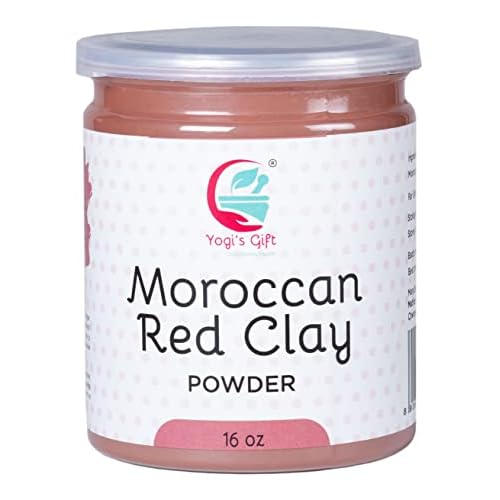 YOGI¡¯S GIFT ? Celebrating health Multi Pack | French Green Clay Powder + Moroccan Red Clay Powder for face bundle
