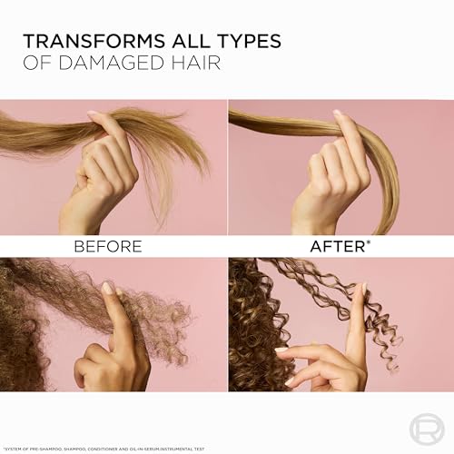 L'Oreal Paris Sulfate Free Bond Repair+ Shampoo, Hair Shampoo with Bond + Amino Acid Complex, Strengthens and Repairs Damaged or Color Treated Hair, EverPure, 6.8 Fl Oz (Packaging May Vary)
