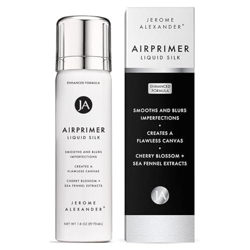 MagicMinerals LiquidSilk Air Primer by Jerome Alexander, Spray Formula Smoothes Skin & Minimizes Appearance of Pores for Flawless Makeup Application