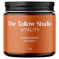 Antioxidant Tallow Face Balm - 100% Grass Fed & Organic | Handmade in Small Batches (2oz)