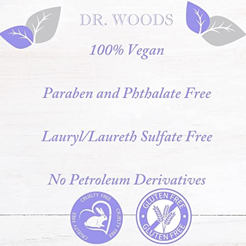 Dr. Woods Lavender Liquid Castile Soap - Castile Soap with Pure Lavender Oil, Body Wash for Men and Women, Natural Cleanser for Face, Hands, and Body - 32 Fl Oz, Pack of 3
