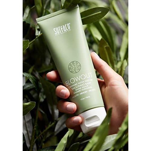SURFACE Hair Blowout Smoothing Balm? Organic Ingredients for Women and Men, Heat-Resistant with Babassu Oil for Longer Lasting Blowouts - 4 fl oz