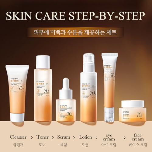 INSEEK Rice Skin Care Set, Moisturizing Skincare Gift Set for Women, Deeply Hydration Nourish Skin and Improve Dry Rough Skin, Improve Skin Elasticity, Skincare Routine Kit for Women
