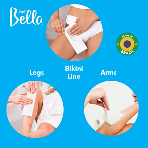Depil Bella Bundle Kit Waxing Roller, 1 Roll on Honey and propolis + 3 Roll on Chamomile and Calendula Depilatory Wax Hair removal for Women and men, Sensitive hair, At Home and professional Waxing, B