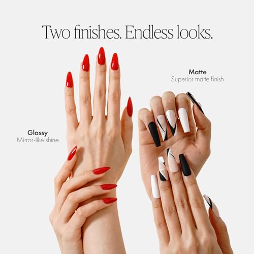 KUPA GelFinity - Soak Off Gel - Top Coat Glossy Finish (No-Wipe) Bundle 8.0 Fl Oz + 0.5 Fl Oz