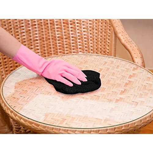 Utopia Towels 24 Pack Cotton Washcloths Set, 100% Ring Spun Cotton, Premium Quality Flannel Face Cloths, Highly Absorbent and Soft Feel Fingertip Towels, Black