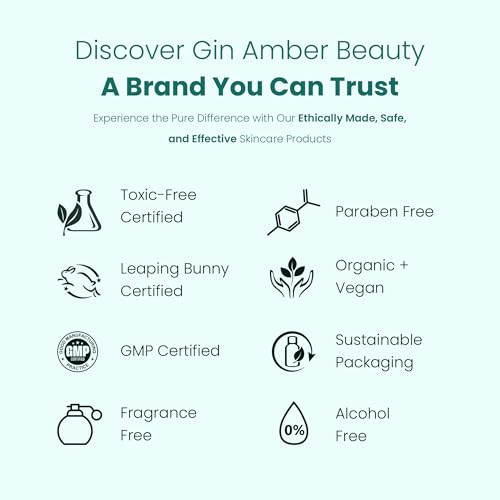 Gin Amber Beauty - Retinol 2.5% Serum - Anti-aging | Brighthening, Plant Based Retinol Serum (1 fl oz - 30 ml)
