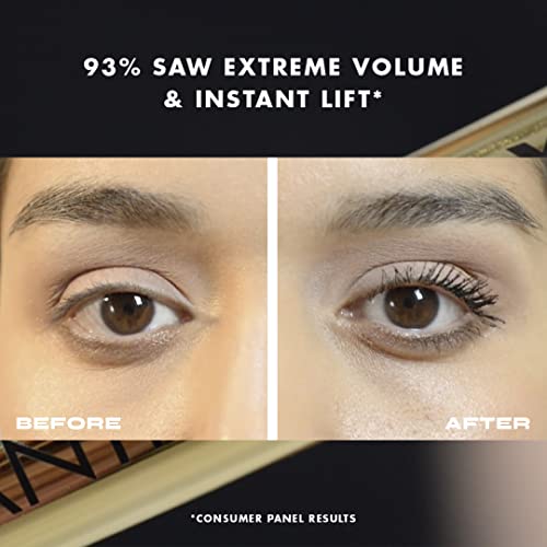 Milani Eyeshadow Primer & Milani Highly Rated Anti-Gravity Black Mascara with Castor Oil and Molded Hourglass Shaped Brush