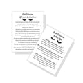 Lash Extension Aftercare Instruction Cards for Clients | Post Card Size 4.25 x 5.5¡± inches | 30 pack | Minimalist Black and White for Lash Artist Techs Client Business Cards