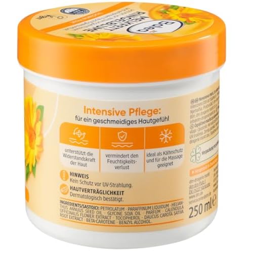 Balea Melkfett milking grease - Calendula Gel-Cream - Protects Skin Against Environmental Damage / Stress from Cold, Wind, Rain etc - 250ml (Not Tested on Animals) by dm-drogerie markt