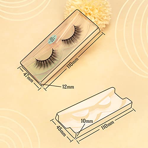 FARRED Wholesale False Lashes 10 Pairs 10 Styles Medium Length Vegan Eyelashes Fluffy Volume Strip Lashes Bulk 10 Portable Boxes Fake Eyelashes Mixed Natural Look 3D Faux Mink Lashes (mix 10pairs)