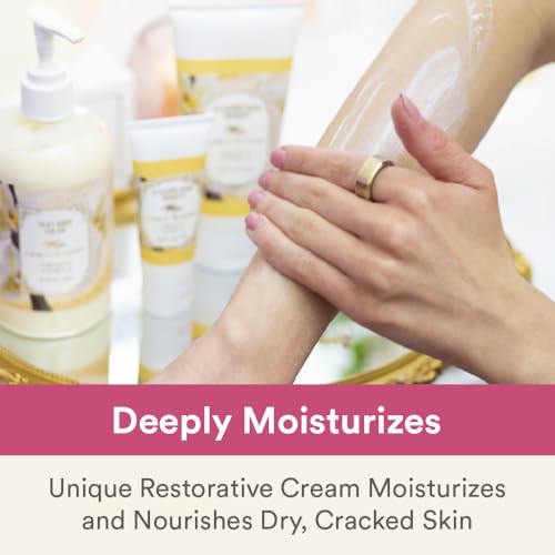 Camille Beckman Glycerine Hand Therapy Cream, Strawberry Italian Soda, Ultra Moisturizing Hand Cream for Dry, Cracked Hands, Non-Greasy, Paraben-Free, Made in USA, 6 Ounce