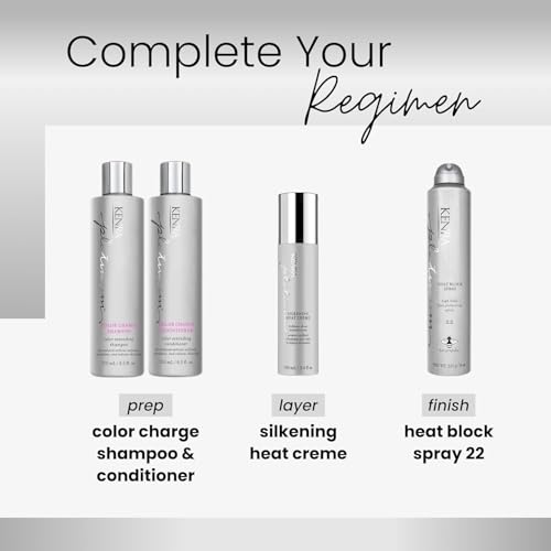 Kenra Platinum Heat Block Spray 22 | Heat Protecting Hairspray | High Hold For Ultimate Style Longevity | Clean Release From Hot Tools | All Hair Types