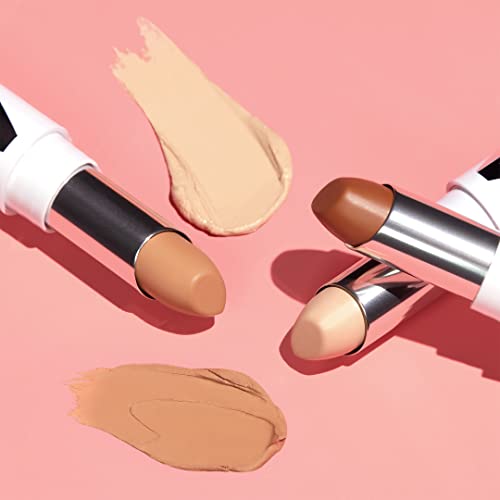 Almay Skin Perfecting Comfort Concealer, Face Makeup, Full Coverage, Natural Looking Finish, Cruelty-Free, Hypoallergenic, Dermatologist Tested, 100 Fair, 1 Count