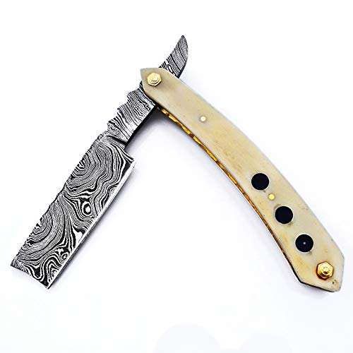 Double Edge Safety Razor: Premium Metal Single Blade Face Razor for Men & Women, Eco-Friendly Bamboo Handle & 10 Double Edge Blades - Light Brown