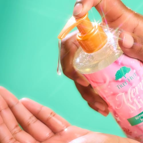 Tree Hut Merry Mint Serum Infused Hand Wash, Nourish & Hydrate Hands, Strengthening Skin Care, Long-Lasting Scent, Cleanse & Lock in Moisture, Cermamides, 11 fl oz