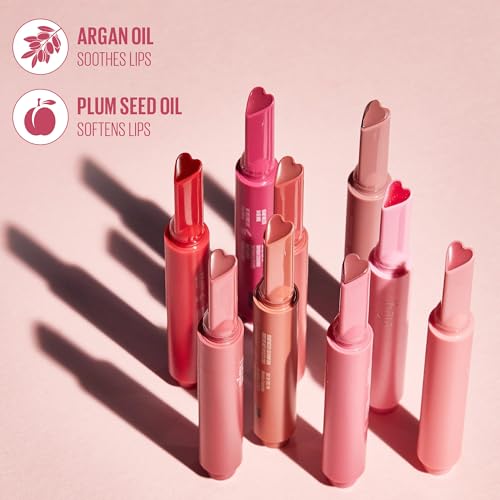 Kaja Lip Gloss - Heart Melter | High-shine, Glossy Finish, Playful Bubblegum Pink, Moisturize, 02 Sweet Talk, 0.04 Oz