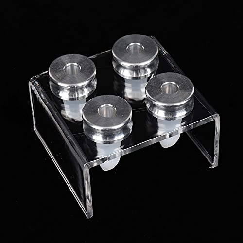 DIY Lipstick Mold, 9mm Handmade Lipstick Mould Lipstick Filling Tube Silicone Lip Balm Mold Crafts Tool(9mm Four Holes)