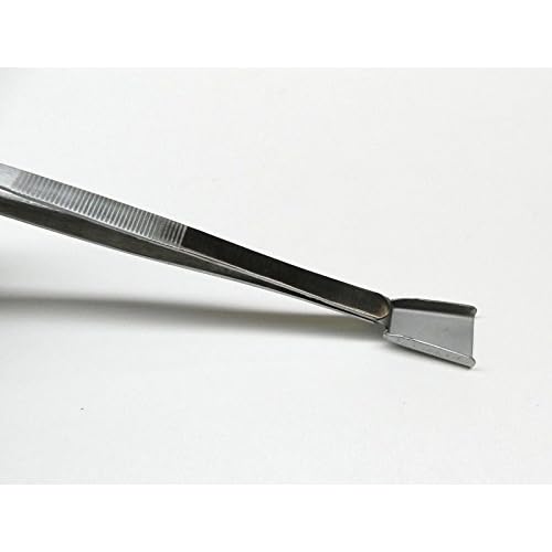 Diamond Tweezer with Scoop For Stones Bead Work Gemologist Tweezers Shovel End By JTS