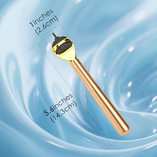 Metal Razor Handle Replacement, Men's Shaving Razor Handle, Shaver Handle Compatible with Gillette Fusion 5 Proshield & Proglide Blade Refill (Gold)