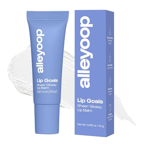 Alleyoop Lip Goals ? Moisturizing Lip Balm for Women, Hydrating Lip Care for Dry Lips with Clean Vegan Ingredients, Everyday Treatment for Smooth, Soft, Nourished Lips, Clear