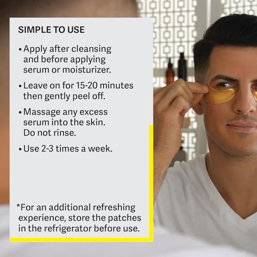 ZEST Under Eye Mask w/Collagen & Hyaluronic Acid - Gel Patches Brighten & Reduce Puffy Eyes, Dark Circles, Wrinkles, Undereye Bags - Bridesmaids & Birthday Gift for Women (24 Pairs, Gold)