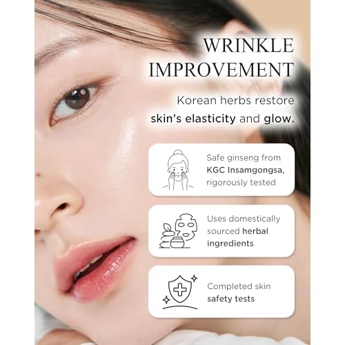 Bon Yeon Jin Korean Red Ginseng Face Emulsion Lotion ? Lightweight Deep Hydration for Dry Skin | Barrier Support with Ceramide, Hyaluronic Acid & Shea Butter, 5.41 fl oz
