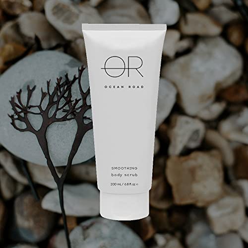 Ocean Road White Body Scrub 6.7 fl oz - Gentle Exfoliating Scrub with Detoxifying Red Seaweed & Antioxidant Australian Botanicals ? Ethically Sourced, Vegan, Australian Made