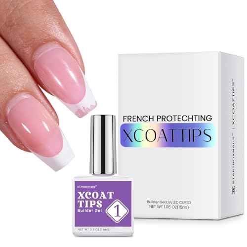 BTArtboxnails XCOATTIPS Toe Nail Tips & Buidler Gel