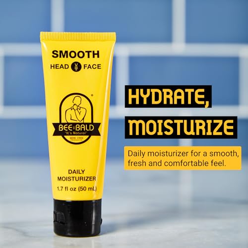 Bee Bald 2-Pack with SMOOTH Daily Moisturizer and HEAL Post-Shave Healing Balm