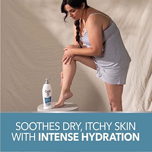Curel Hydra Therapy, Itch Defense Moisturizer, Wet Skin Lotion, 12 Ounce & Itch Defense Calming Body Lotion, Moisturizer for Dry, Itchy Skin, Body and Hand Lotion