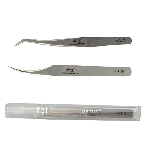 1 PC New Dolphin Style Eyelash Extension Tweezers Stainless Steel Tweezers Tools for 3D 6D Volume Mink Eyelash extension Lashes