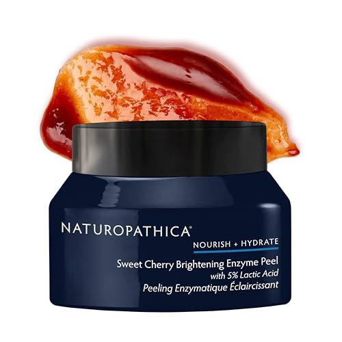 Naturopathica Sweet Cherry Brightening Enzyme Peel, Exfoliating Facial Peel Treatment, Antioxidant Rich Facial Mask to Nourish Skin, 1.69 fl oz