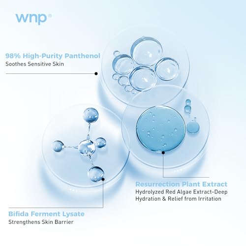 WNP Hyaluronic Acid Hydrating&Soothing Toner: 4D Hyaluronic Acid,Red Algae Extract,Bifida Ferment Lysate, Panthenol Deep Moisture&Skin Barrier Repair Vegan Skincare for Dry & Sensitive Skin